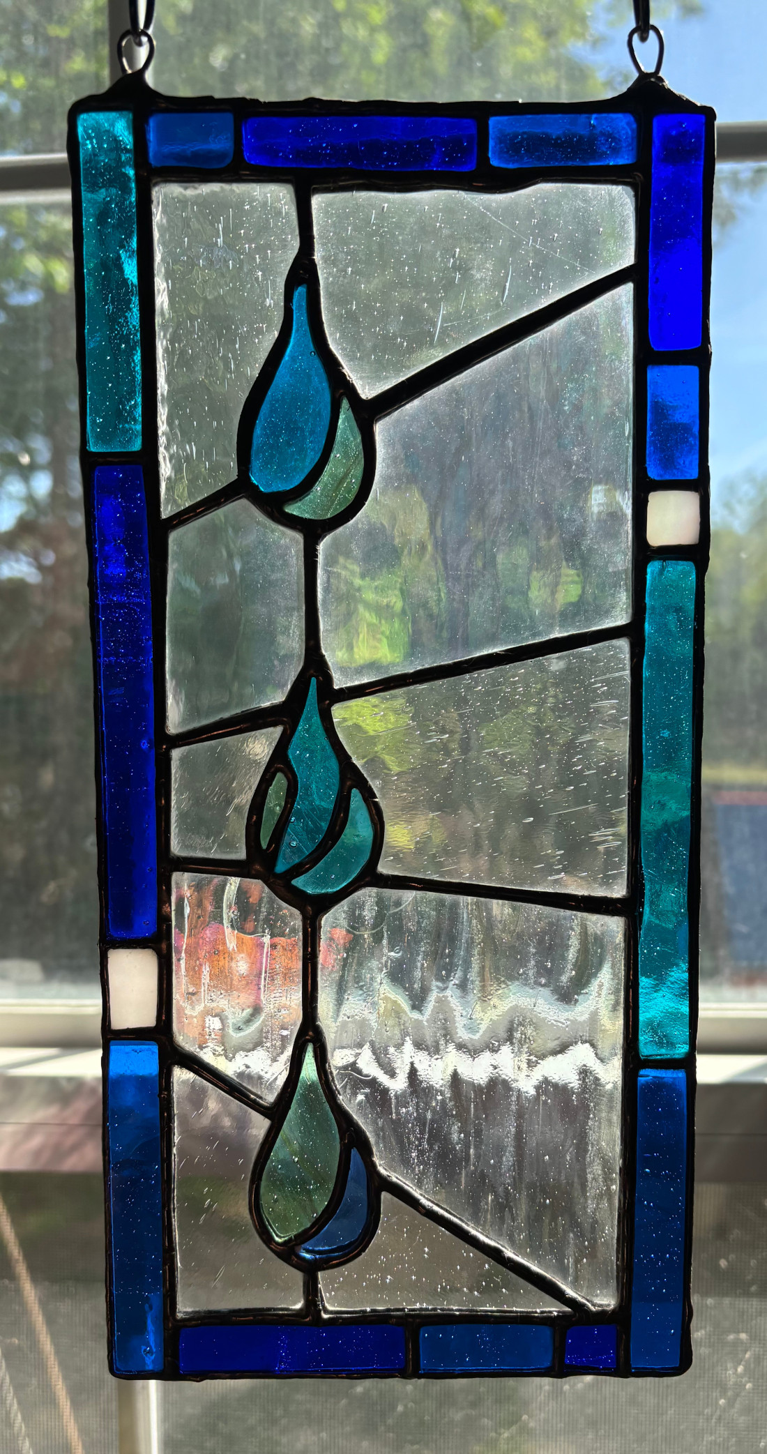 Raindrops in Blue